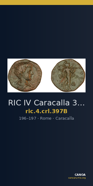RIC IV Caracalla 397B — CANOA