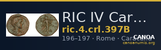 RIC IV Caracalla 397B — CANOA