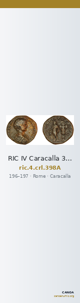 RIC IV Caracalla 398A — CANOA
