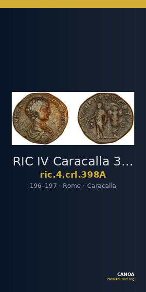 RIC IV Caracalla 398A — CANOA