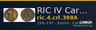 RIC IV Caracalla 398A — CANOA