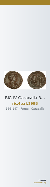 RIC IV Caracalla 398B — CANOA