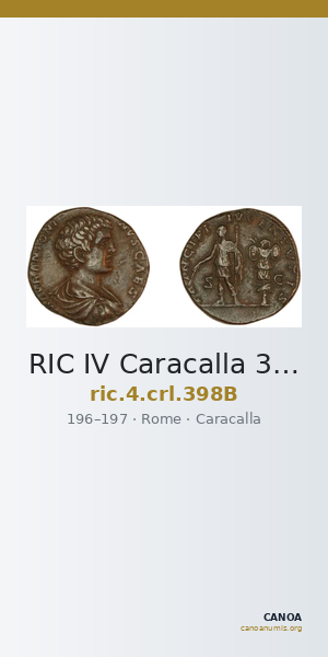 RIC IV Caracalla 398B — CANOA