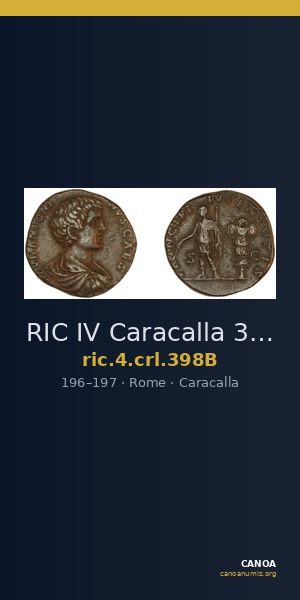 RIC IV Caracalla 398B — CANOA