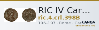 RIC IV Caracalla 398B — CANOA