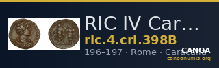 RIC IV Caracalla 398B — CANOA