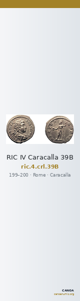 RIC IV Caracalla 39B — CANOA