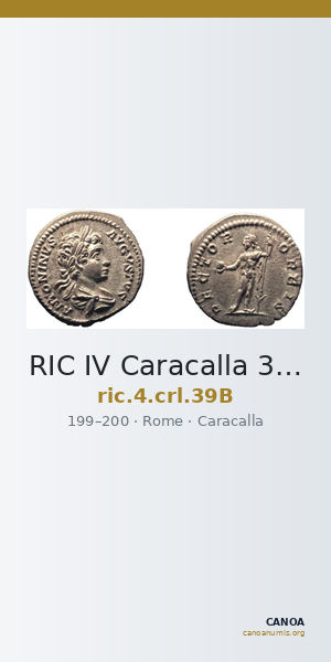 RIC IV Caracalla 39B — CANOA
