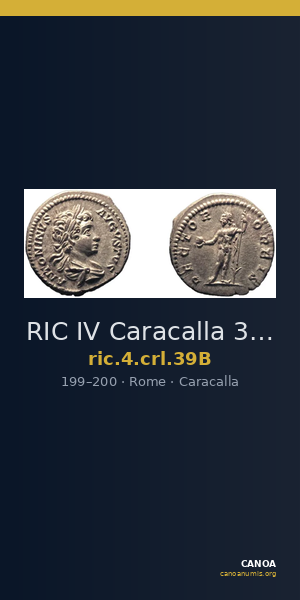 RIC IV Caracalla 39B — CANOA