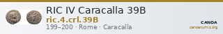 RIC IV Caracalla 39B — CANOA