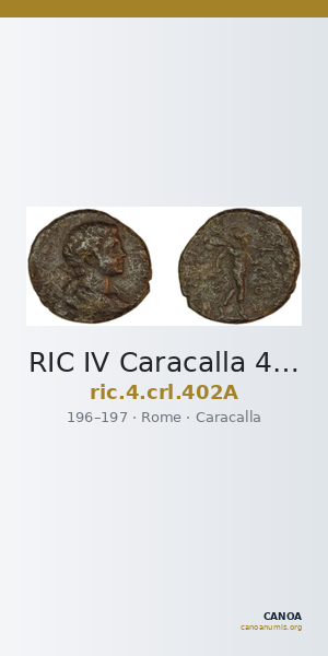 RIC IV Caracalla 402A — CANOA