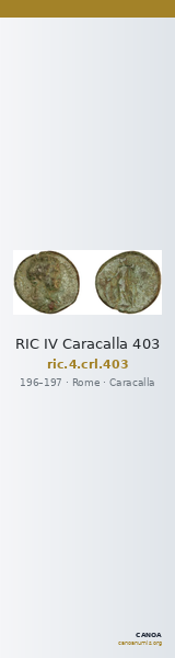 RIC IV Caracalla 403 — CANOA