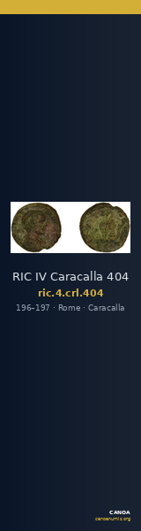 RIC IV Caracalla 404 — CANOA