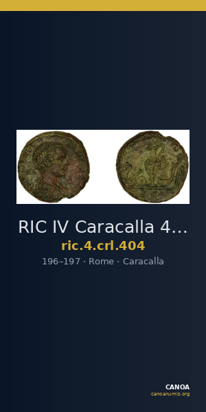 RIC IV Caracalla 404 — CANOA