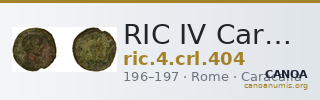 RIC IV Caracalla 404 — CANOA