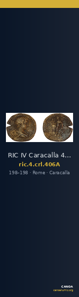 RIC IV Caracalla 406A — CANOA