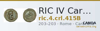 RIC IV Caracalla 415B — CANOA