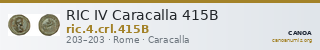 RIC IV Caracalla 415B — CANOA