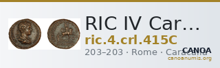 RIC IV Caracalla 415C — CANOA