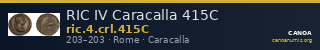 RIC IV Caracalla 415C — CANOA