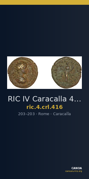 RIC IV Caracalla 416 — CANOA