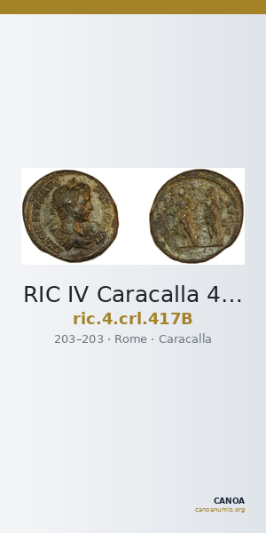 RIC IV Caracalla 417B — CANOA