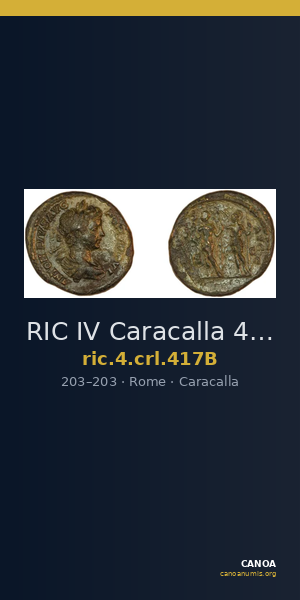 RIC IV Caracalla 417B — CANOA