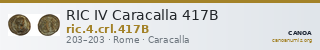 RIC IV Caracalla 417B — CANOA