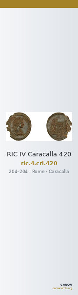 RIC IV Caracalla 420 — CANOA