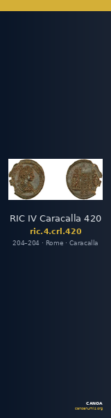 RIC IV Caracalla 420 — CANOA