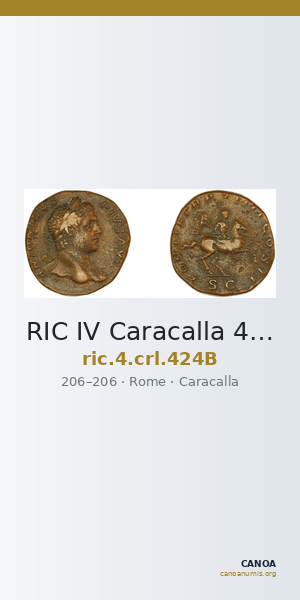 RIC IV Caracalla 424B — CANOA