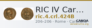 RIC IV Caracalla 424B — CANOA