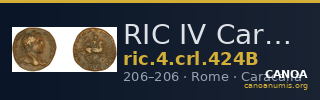 RIC IV Caracalla 424B — CANOA