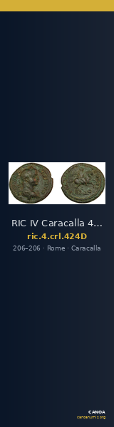 RIC IV Caracalla 424D — CANOA