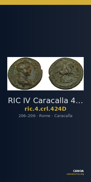 RIC IV Caracalla 424D — CANOA
