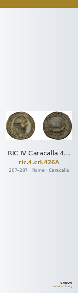 RIC IV Caracalla 426A — CANOA