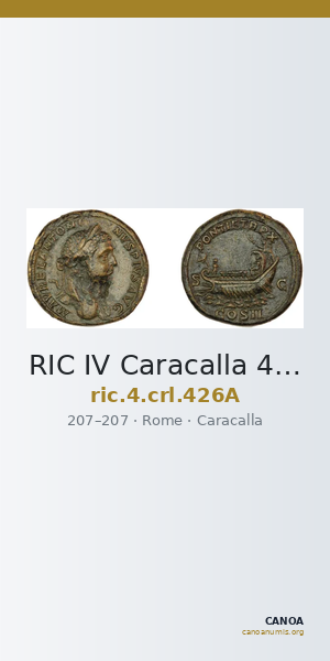 RIC IV Caracalla 426A — CANOA