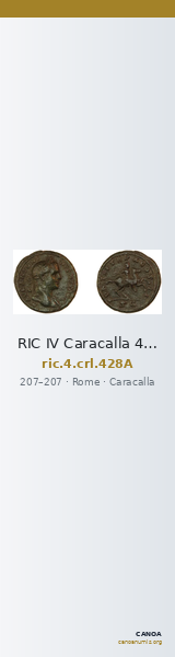 RIC IV Caracalla 428A — CANOA