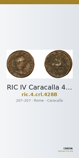 RIC IV Caracalla 428B — CANOA