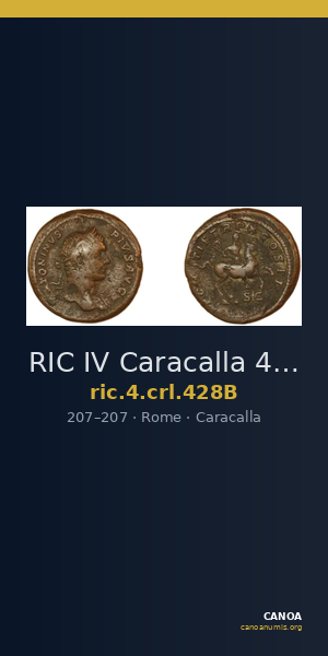 RIC IV Caracalla 428B — CANOA