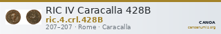 RIC IV Caracalla 428B — CANOA