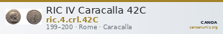 RIC IV Caracalla 42C — CANOA