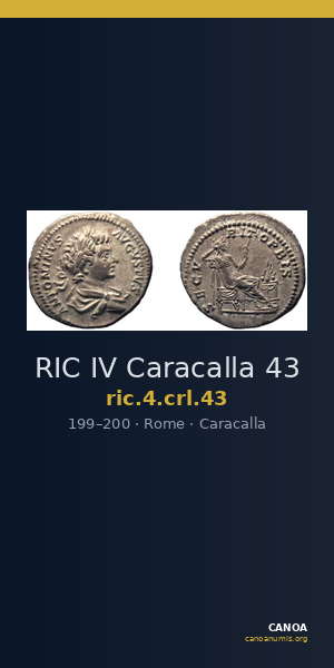 RIC IV Caracalla 43 — CANOA