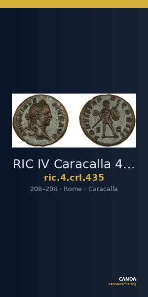 RIC IV Caracalla 435 — CANOA
