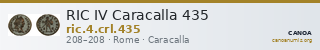 RIC IV Caracalla 435 — CANOA
