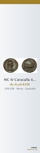 RIC IV Caracalla 437C — CANOA