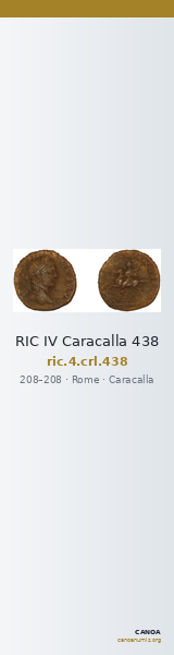 RIC IV Caracalla 438 — CANOA