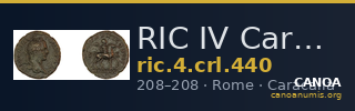 RIC IV Caracalla 440 — CANOA