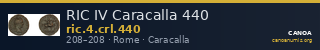 RIC IV Caracalla 440 — CANOA