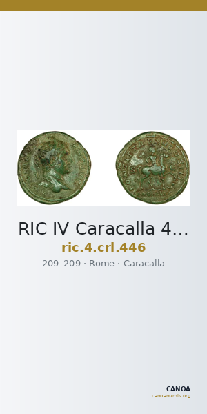 RIC IV Caracalla 446 — CANOA